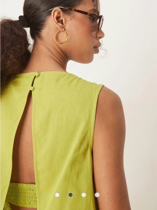 ASOS Design Open Back Romper - Picture 4 of 12